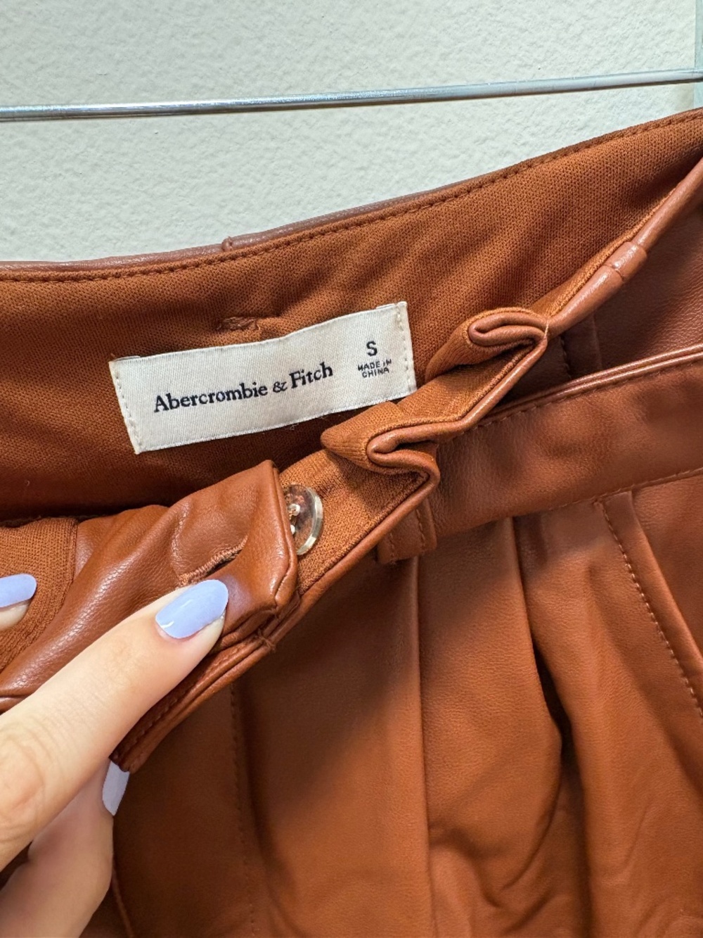 Abercrombie leather pants